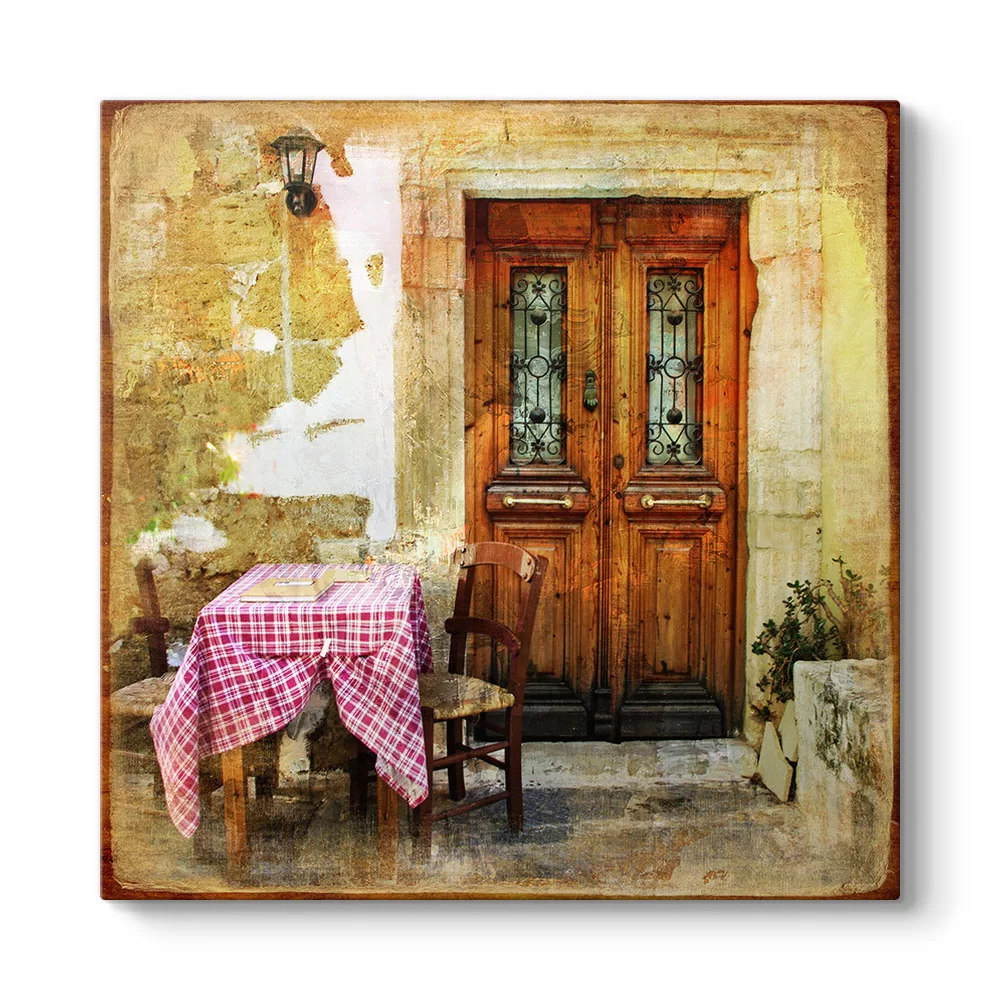 Kapı Sandalye Masa Tablosu - Model 3